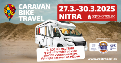 Pozvánka na výstavu Caravan Bike Travel 2025